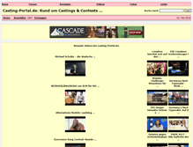 Tablet Screenshot of casting-portal.de